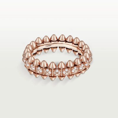 KDY-N4796100宽6.4MM中间镶钻金字塔戒指