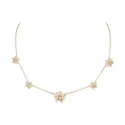 KDY-S815649兰花卉项链