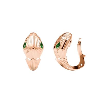 BGL-661930光金加凹槽蛇尖嘴卜面头耳环