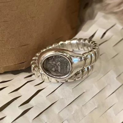 BGL-AN483475古币圆头蛇节节活动戒14#