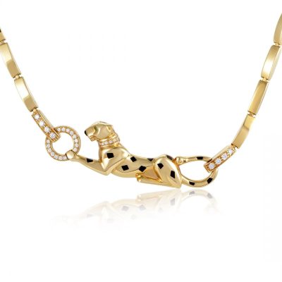 KDY-N112316豹子侧身项链