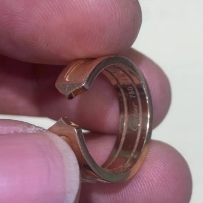 KDY-J1756579宽6.7mm双C开口直臂戒指