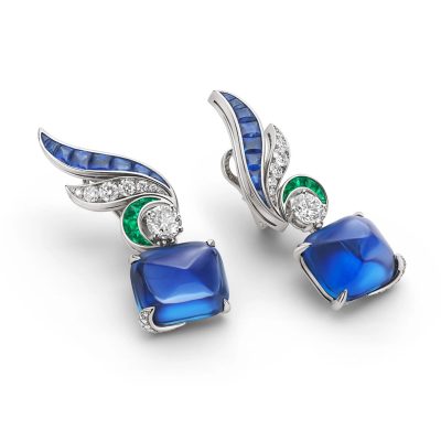 BGL-972925雀羽羽毛耳环