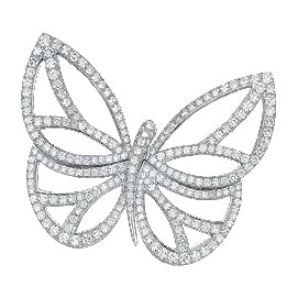 VCA9394187蝴蝶（22.5mm）链长16寸吊坠-2
