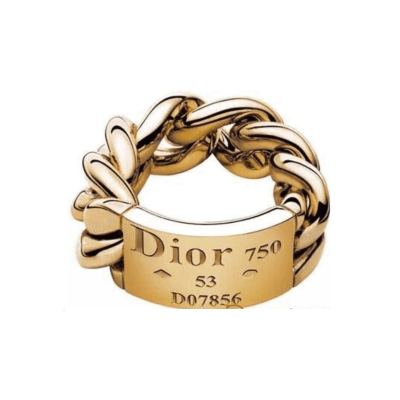DA-D07856 9.4MM光金扭绳链子戒指