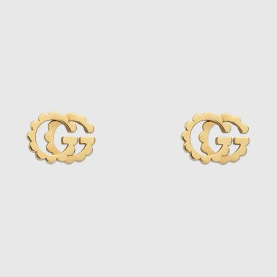 GC-481677 11.6x8.8mm金珠字母双G耳钉