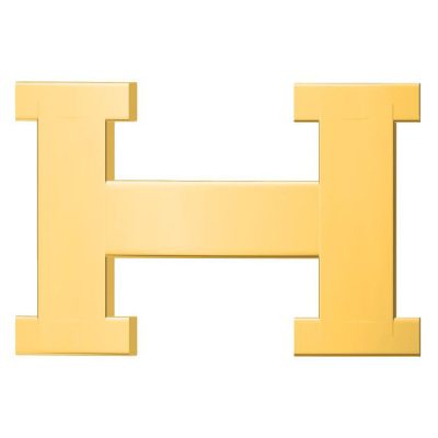 爱H仕-H245245光金平面H形皮带扣