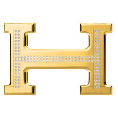爱H仕-H147392T满钻H形中间钻皮带扣