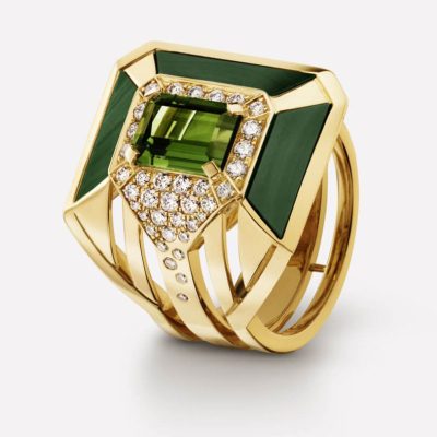 XNE-J11175祖母绿彩宝戒指主石8x6mm