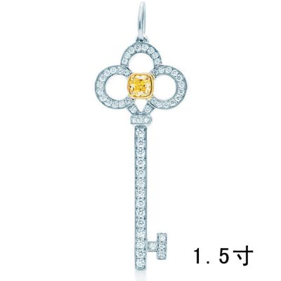 TIF68750909满钻皇冠钥匙吊坠1.5寸