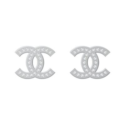 XNE-CNCEPM001满钻双C耳钉客版