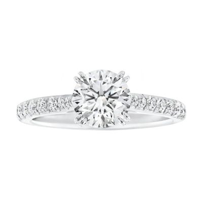 HW-RGDPRD010WRO四双爪1.25ct、半镶尖直臂钻戒婚戒