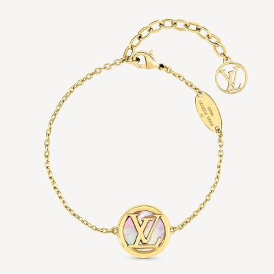 LV-M80260字母LV玛瑙LOGO手链