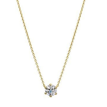 TIF60011650六爪单钻栓链吊坠0.5ct