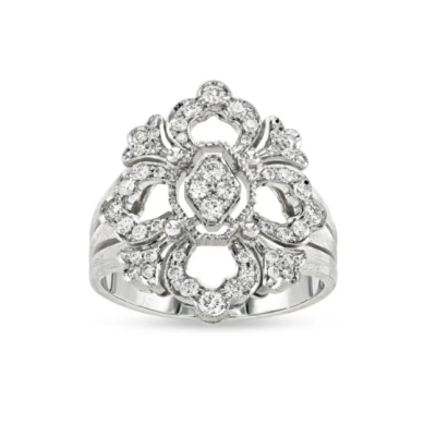 BQLT-JAURIN013198欧式四叶草中号戒指15#