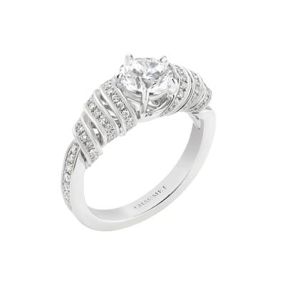 SM-084362五爪螺旋戒指主石1CT