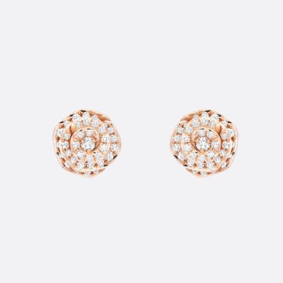 DIOR-JRCO94001大号花13MM满钻1ct耳拍