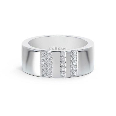 DBES-R103893 8mm洗衣板宽版条戒
