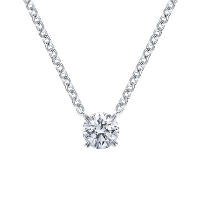 HW-PIDPRD010SI四双爪光金栓链吊坠吊坠1ct