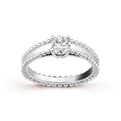 VCARG29400版本二 珠珠戒指10#0.5ct