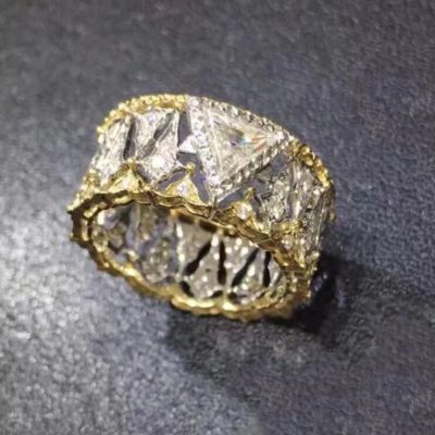 BQLT-JZ317210包镶蕾丝直边臂分色戒指