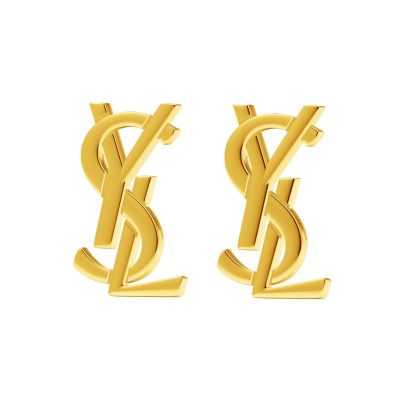 YSL-796179素金字母YSL耳钉