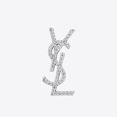 YSL-761535Y满钻字母YSL耳环