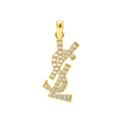 YSL-329249字母YSL吊坠