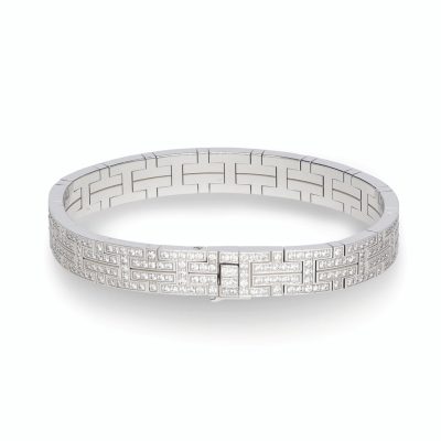 爱H仕-H128133B- 7.6mmH工字满钻手链（链长15.3cm）