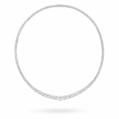 HW-NKDPSR012RI四爪镶口项链40cm